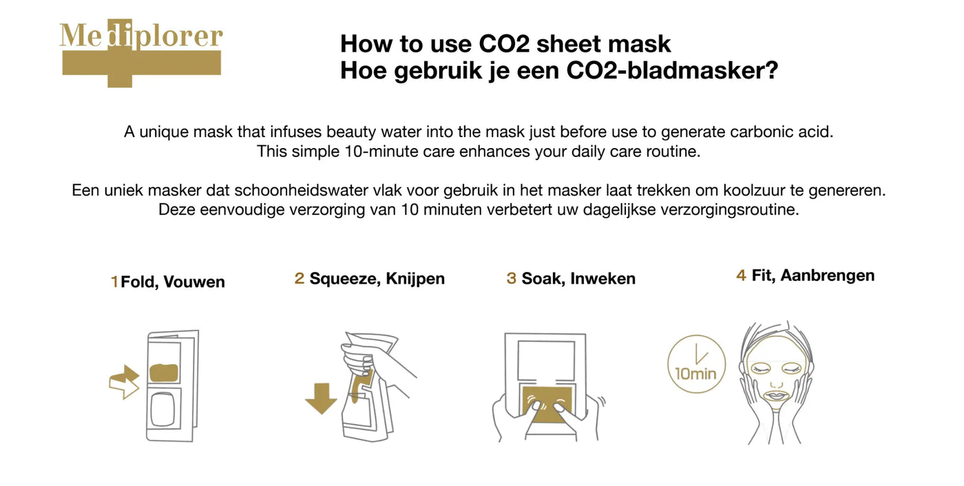 Mediplorer CO2 Sheet Mask MEDIPLORER